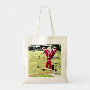 Abstract Lawn Bowls Oil Paint, Tote Bag