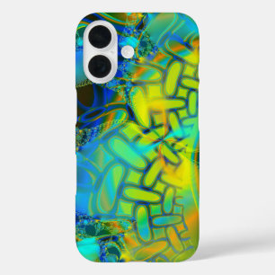 Abstract Layering iPhone 16 Case