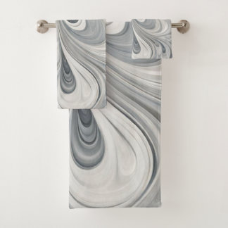 Abstract Leaves 2 Bath Towels