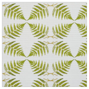 Abstract leaves pattern fabric