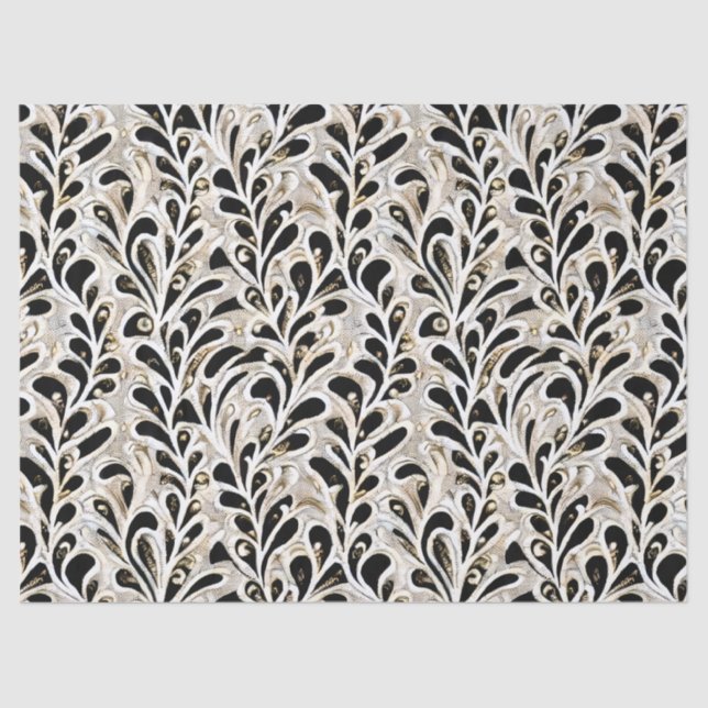 Abstract Leaves  Tissue Paper (Front)