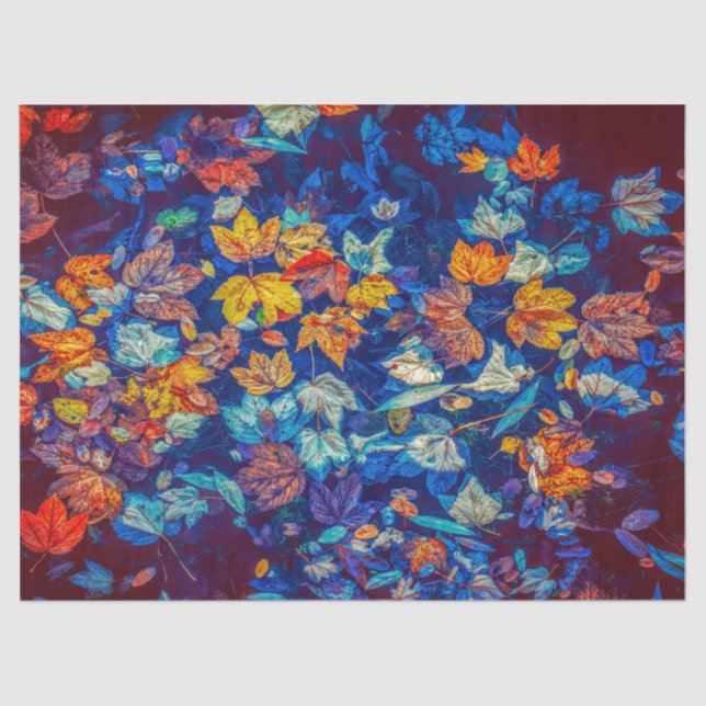 abstract leaves tissue paper (Front)