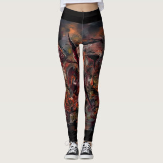 Abstract Leggings