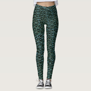 Abstract Leggings