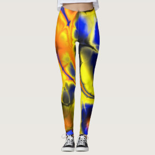 Abstract Leggings