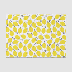 Abstract Lemon Fruit Pattern Decoupage Tissue Paper