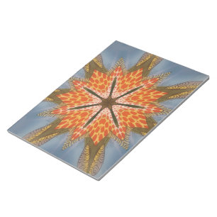 Abstract Leopard Pattern: A Kaleidoscope Effect Notepad