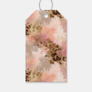 Abstract Leopard Print Gift Tag