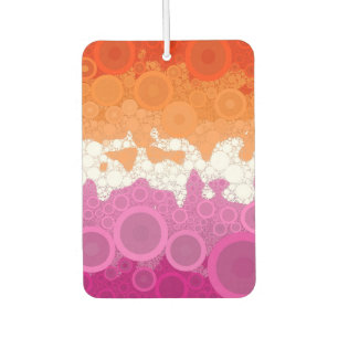 Abstract Lesbian Pride Flag     Air Freshener