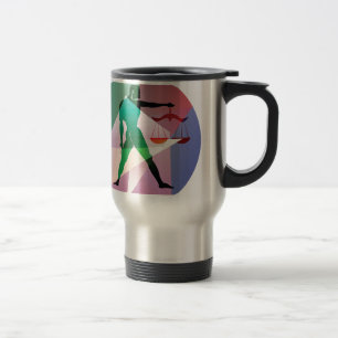 abstract libra travel mug