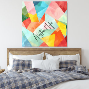 Abstract Life Colourful  Canvas Print