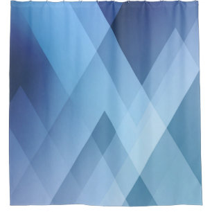 Abstract light background. Blue triangle pattern.