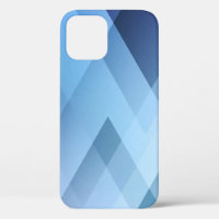 Abstract light background. Blue triangle pattern. 