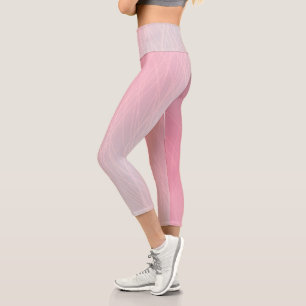 Abstract Light Design Capri Leggings -Unique Style