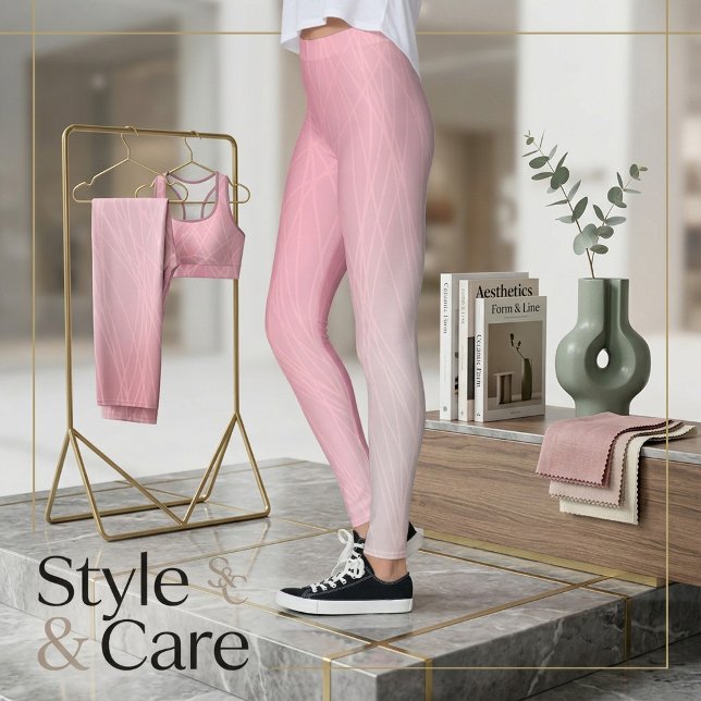 Abstract Light Design Leggings - Unique Style (Abstract Light Design Leggings - Unique Style)