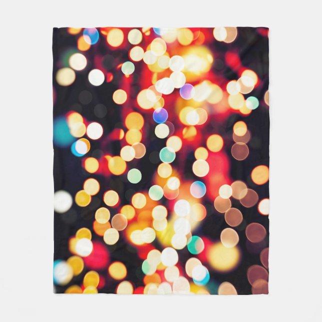 Abstract Light: Simple Texture Background Fleece Blanket (Front)