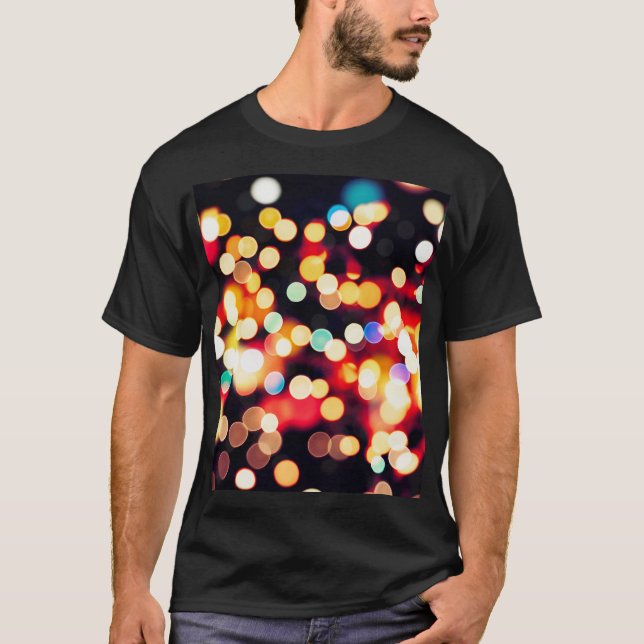 Abstract Light: Simple Texture Background T-Shirt (Front)