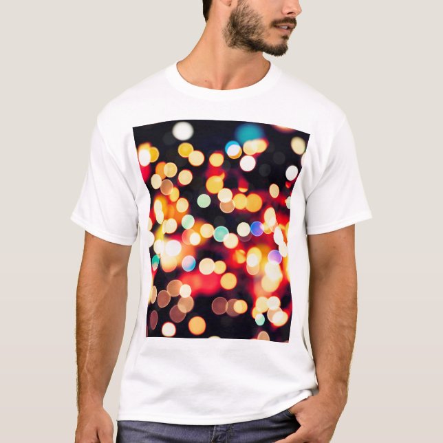 Abstract Light: Simple Texture Background T-Shirt (Front)
