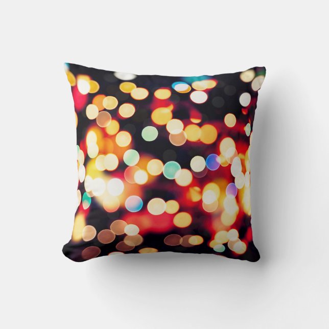 Abstract Light: Simple Texture Background Throw Pillow (Front)