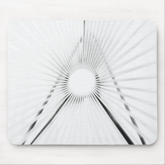 Abstract Light Tunnel Geometry Poster Mouse Pad