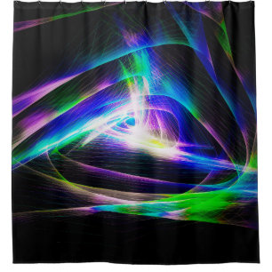 Abstract light waves and black backgroundabstract,