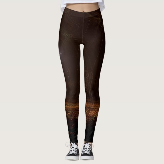 Abstract Lightning Leggings