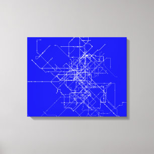 Abstract Line Art Canvas Print