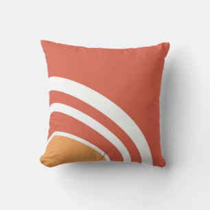 Abstract line art throw pillow
