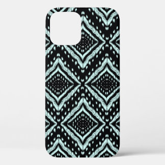 Abstract Line, Beautiful, Ikat seamless pattern, B iPhone 12 Case