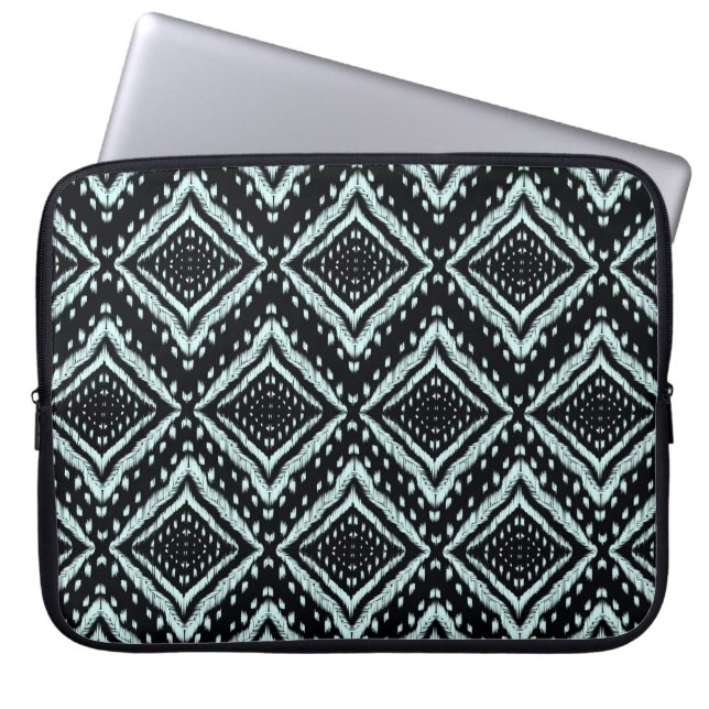Abstract Line, Beautiful, Ikat seamless pattern, B Laptop Sleeve (Front)