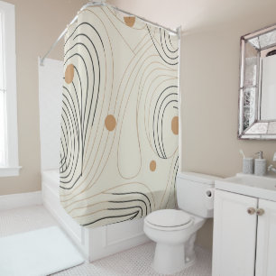 Abstract line beige and black colours