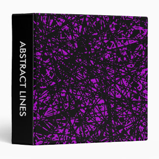 Abstract Lines 1.5in - Purple Binder