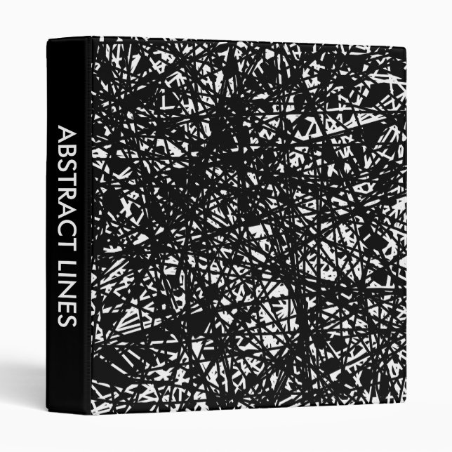 Abstract Lines 1in Binder (Front/Spine)