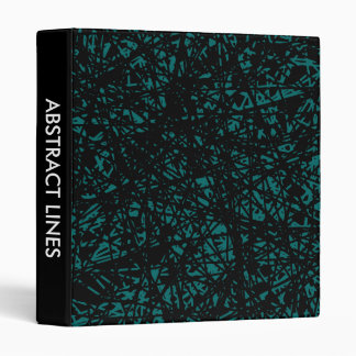 Abstract Lines 1in - Moss Green Binder