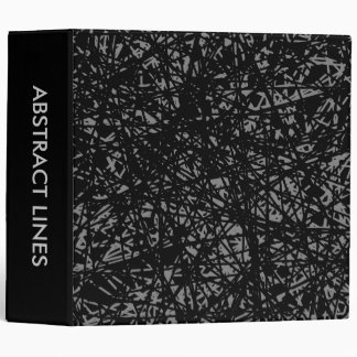 Abstract Lines 2.0in - 50pc Grey Binder