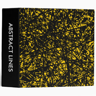 Abstract Lines 2.0in - Amber Binder