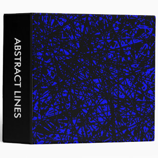 Abstract Lines 2.0in - Blue Binder