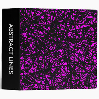 Abstract Lines 2.0in - Magenta Binder