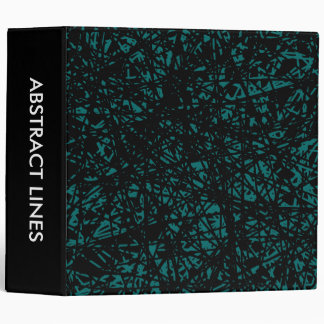 Abstract Lines 2.0in - Moss Green Binder