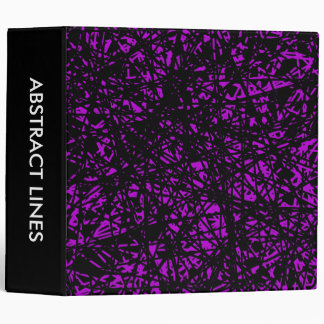 Abstract Lines 2.0in - Purple Binder