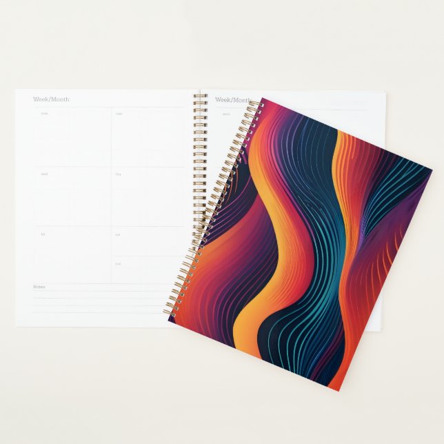 Abstract lines art pattern planner (Display)