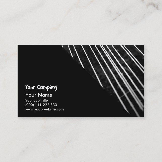Abstract lines business card (Front)