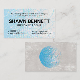 Abstract Lines   Global Design Business Card