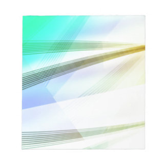 Abstract Lines in soft colours Notepad