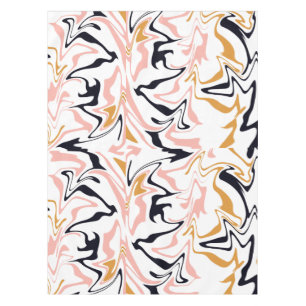 Abstract lines modern tablecloth
