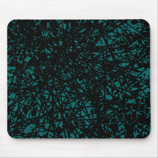 Abstract Lines - Moss Green Mouse Pad
