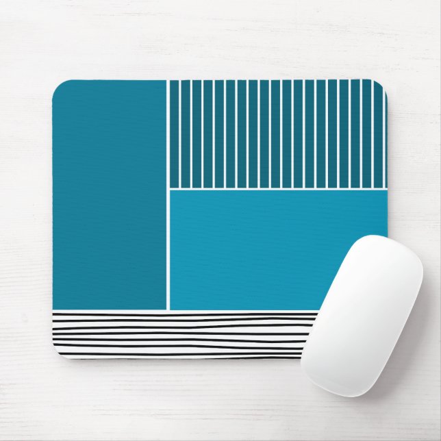 Abstract Lines  Mouse Pad (With Mouse)