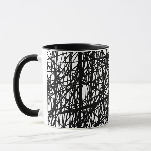 Abstract Lines Mug (Left)