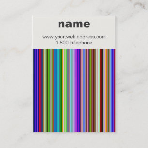 Abstract Lines of Colour Business Card