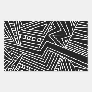 abstract lines sticker